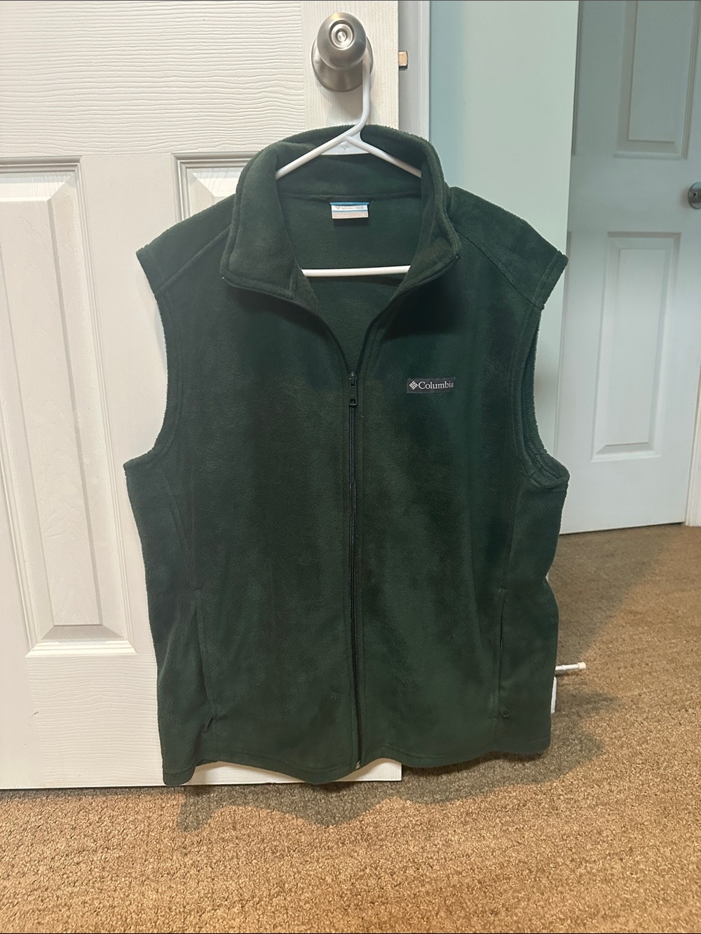 Columbia Men's Forest Green Fleece Vest